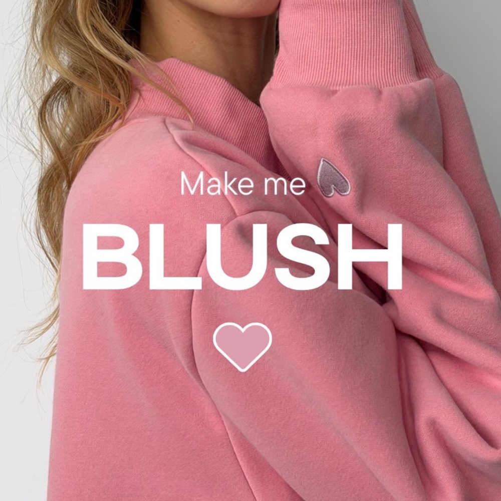 Parke Valentines Mockneck Blush NWT - Picture 4 of 4